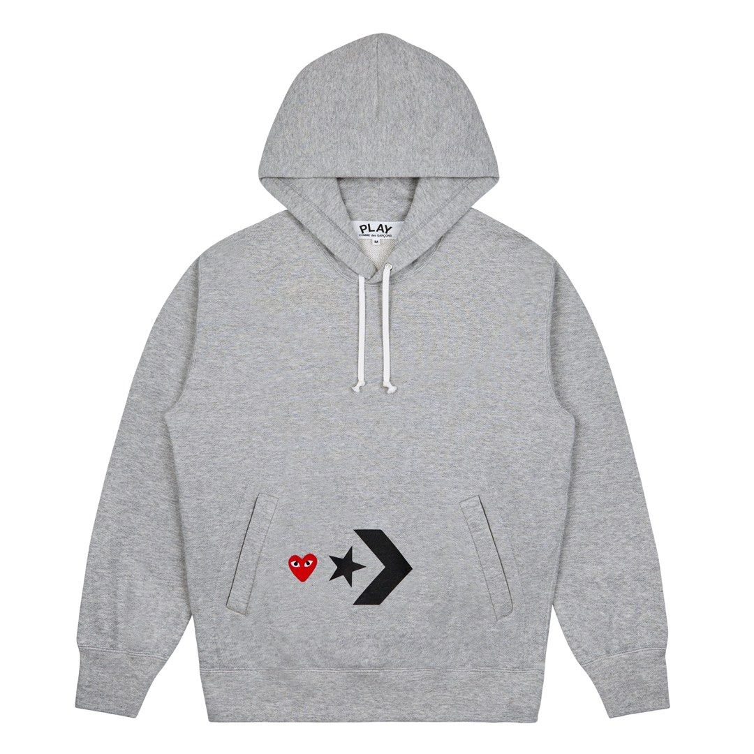 Comme Des Garcons CDG X CONVERSE Sweater Size L GREY Discontinued