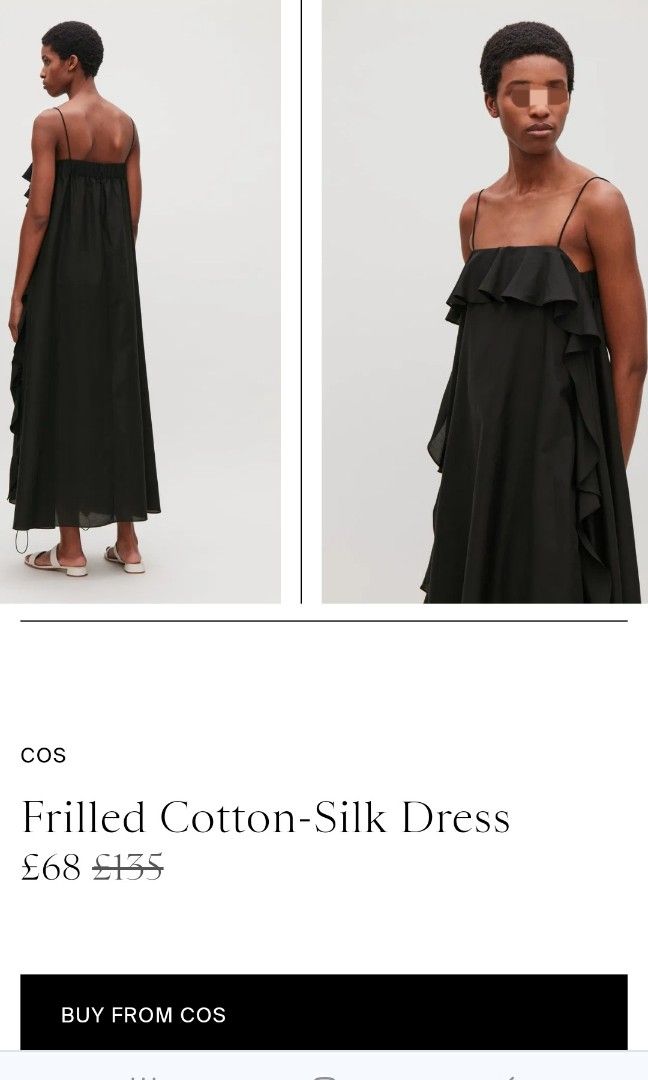 Cos frill dress best sale