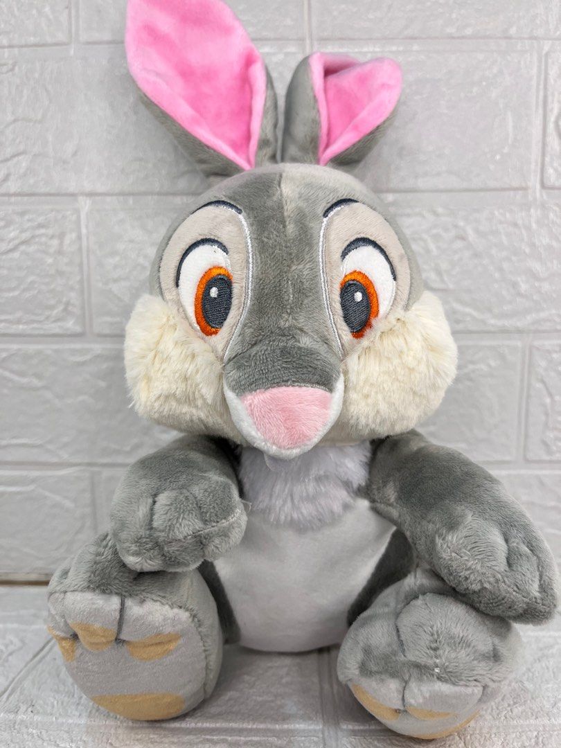 Disney Classic Bambi Thumper Bunny x Rabbit Gray Plush/Stufftoy ...