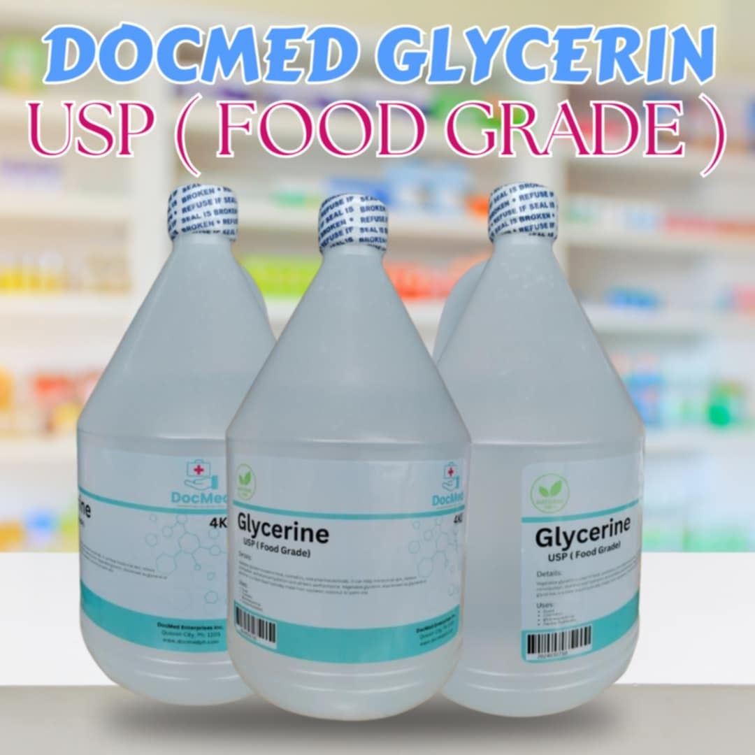 DOCMED GLYCERINE 4KILOS (Category: Medical Supplies & Tools) located in Quezon City. Submitted by dxs_zyra (Listing ID 1320969962, Image 1). Description: AVAILABLE ON STOCK✨ BUY YOUR NEEDS NOW, HERE IN OUR SHOP! WE HAVE ALL KINDS OF MEDICAL SUPPLIES THAT YOU NEED! “DXS ENTERPRISES INC.” MEDICAL SUPPLIES AND EQUIPMENT! WE ACCEPT RETAIL AND BULK ORDERS!! Visit us at: Pin: DXS ENTERPRISES INC. Warehouse Address: 18 Rest Haven St. Brgy. Bungad Projec