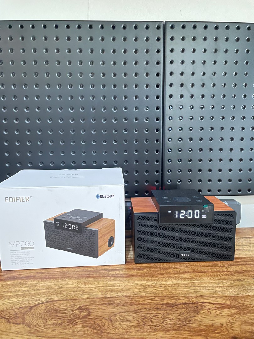 Edifier Sound System Alarm Clock, Audio, Other Audio Equipment on Carousell