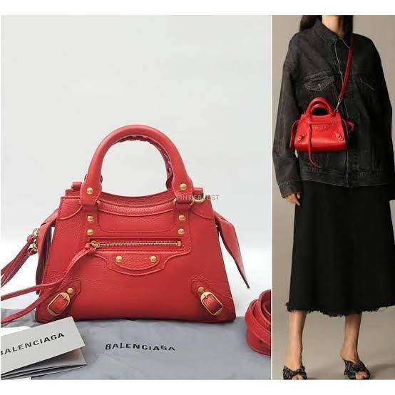 Fast Sale Good Deal, VGC, Balenciaga Neo Mini Red Stamp U 2020, size 22  x 14 x cm, Comes with booklet, strap and dustbag, •Nett, •Exclude ongkir 