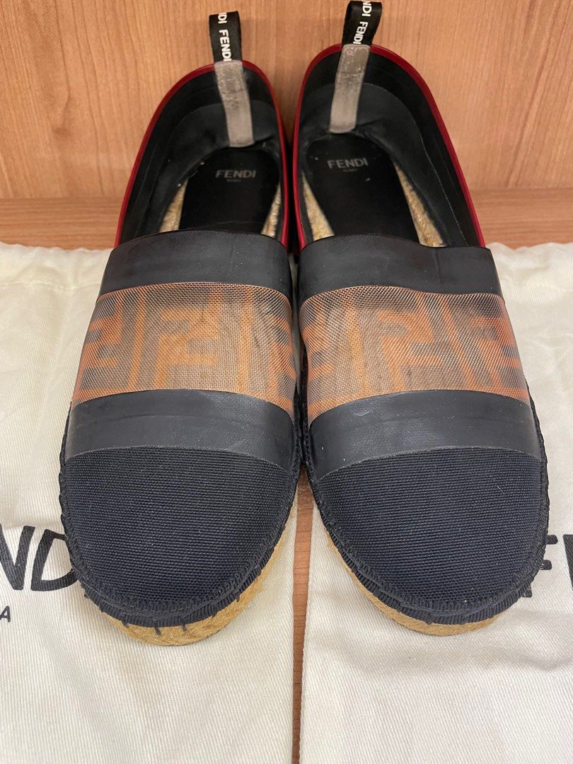 Fendi colibri mesh ff espadrilles new arrivals