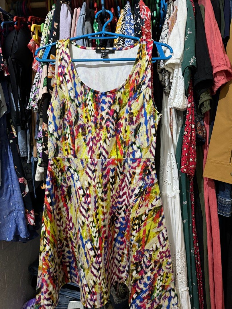 Forever 21 colorful dress (Category: Dresses) located in Cavite. Submitted by hardt0get (Listing ID 1321049406, Image 1). Description: Like new Used once only Stretch cotton .