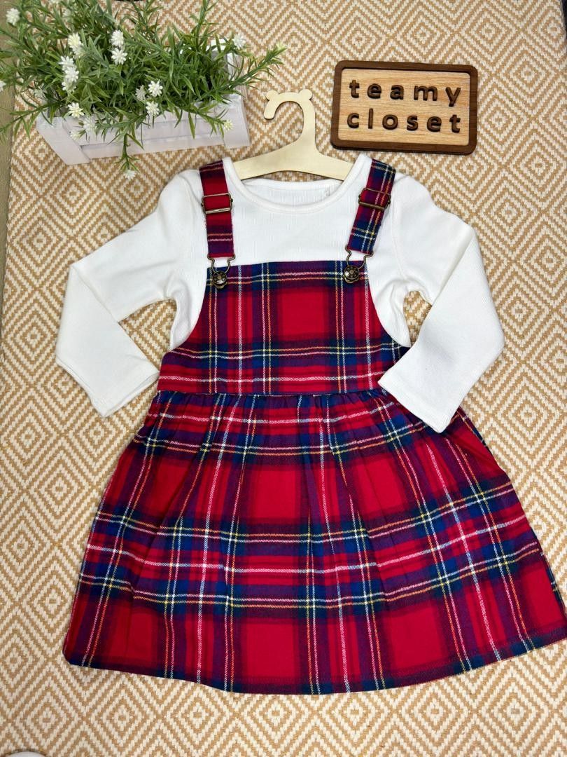 George set pinafore romper 18 24m