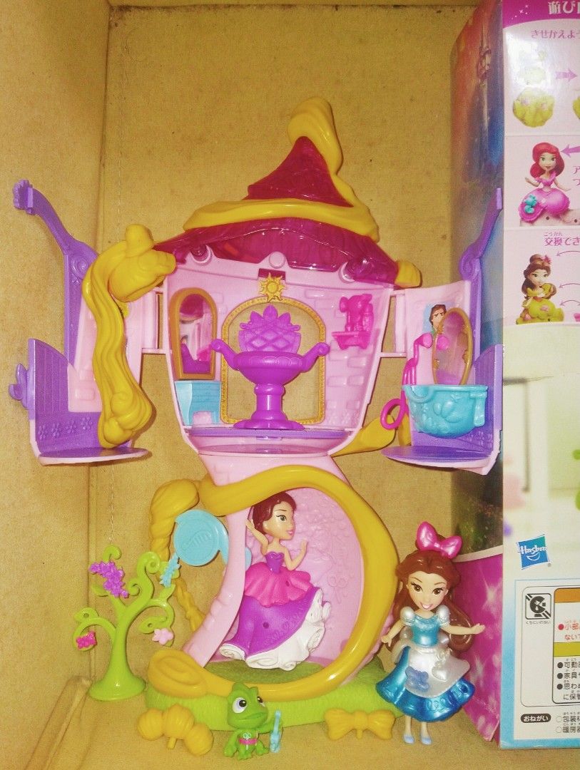 Hasbro Disney Princess Rapunzel Tower (Category: Kids Toys) located in Calamba. Submitted by princessbotique (Listing ID 1321037722, Image 3). Description: Hasbro Disney Princess Rapunzel Tower Preloved as is with box and case Only Php 800 Please add shipping fee From Los Banos Laguna Meetups per arrangement MOP GCash first to pay basis Pm if interested Please Like and Follow.