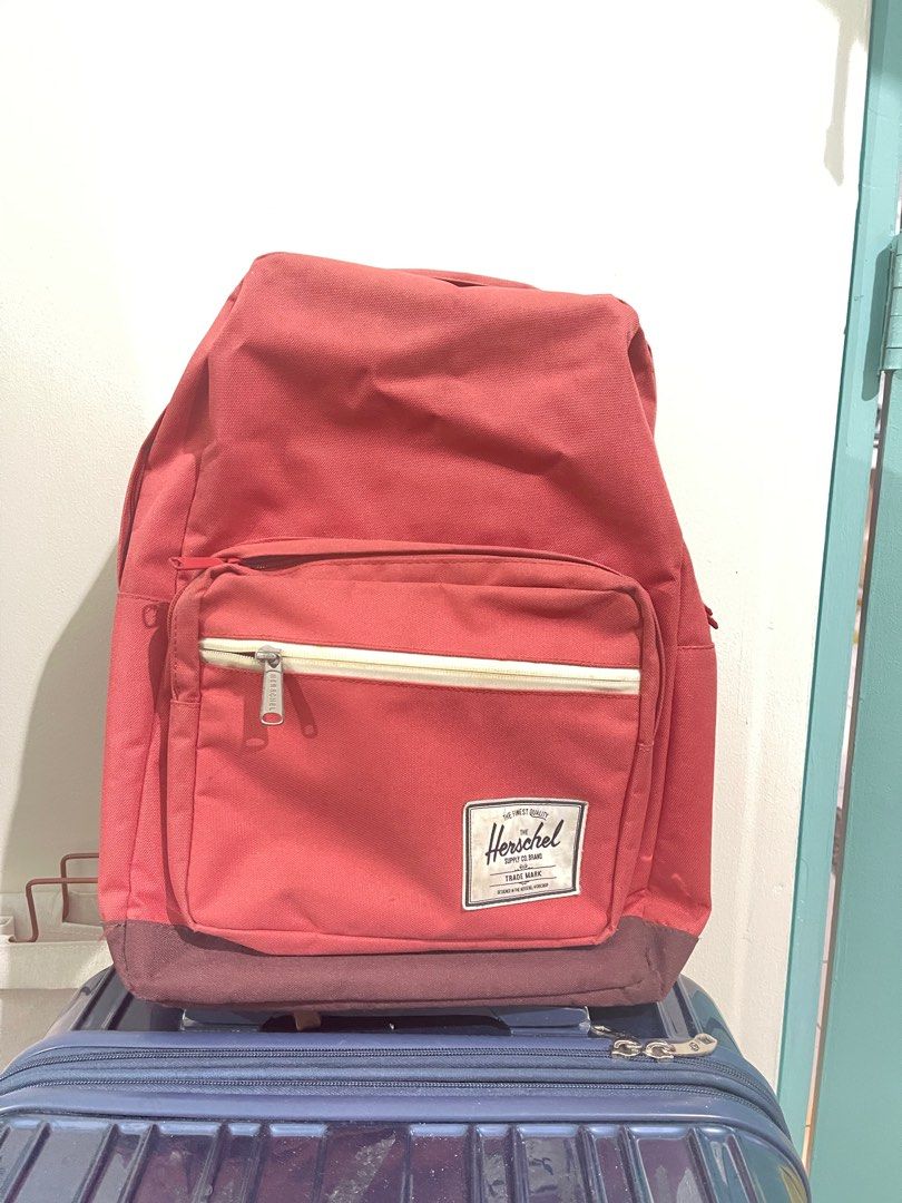 Herschel Pink Bagpack Women s Fashion Bags Wallets Backpacks on Carousell