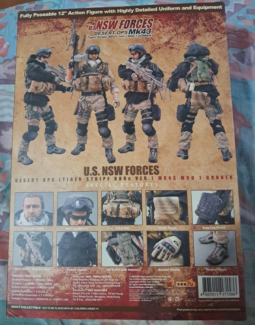1/6 U.S. NSW FORCES DESERT OPS Mk43