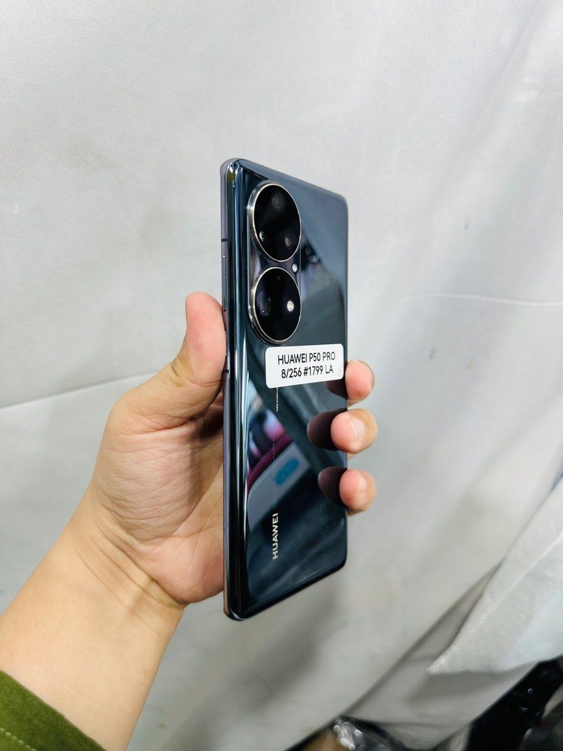 Huawei P50 Pro 256gb Dualsim FU (Category: Huawei) located in San Juan City. Submitted by javedsgadgetshop (Listing ID 1321043019, Image 3). Description: OPEN FOR INSTALLMENT VIA CREDIT CARD/GGIVES/SPAY/BILLEASE & SWAP/TRADE-IN! WE BUY AND SELL ( ANYKINDS OF UNIT BINIBILI PO NAMIN)! PTPA : Padelete po f bawal Quick Specs : Huawei P50 Pro •256gb •NTC Variant •Good batt health •Factory Unlock •95% Smoothness •No hidden issue | No Repaired •100% Aut