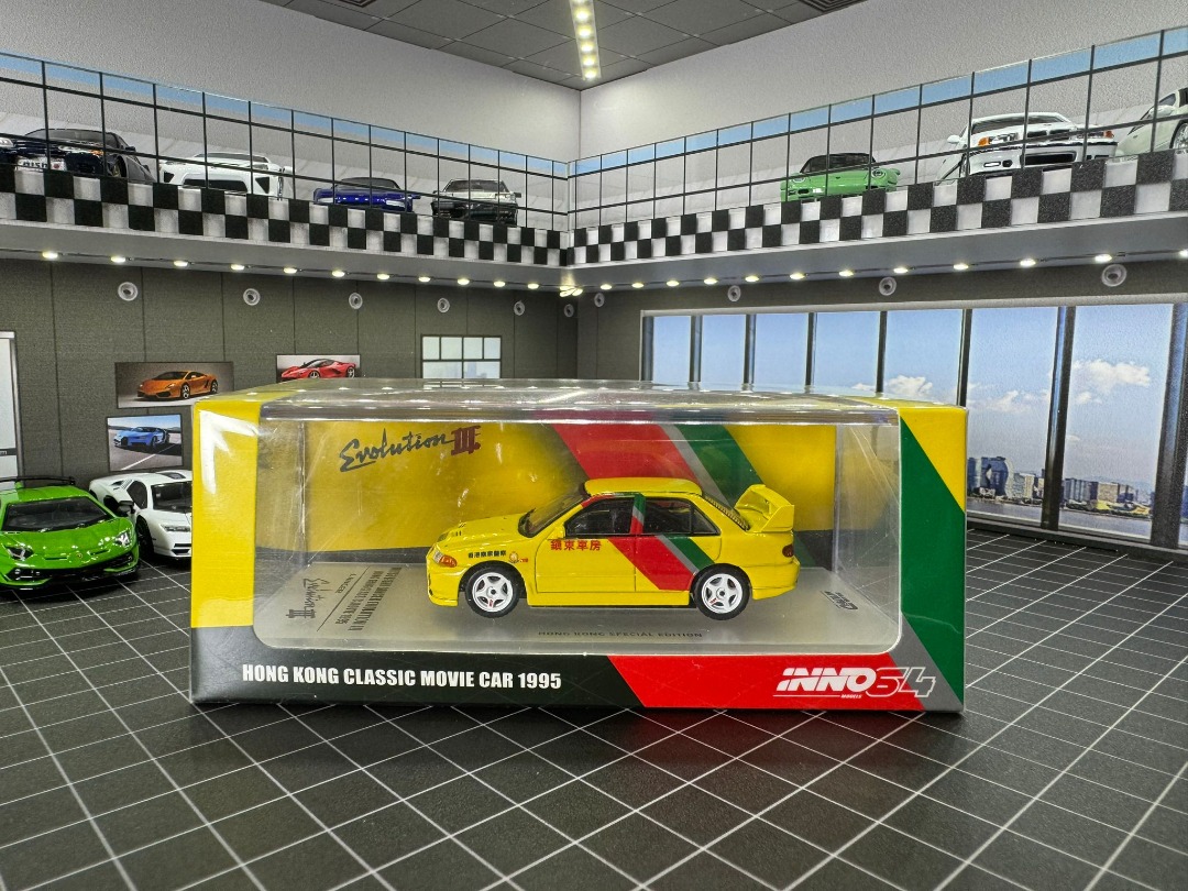 INNO64 香港クラシックムービーカー 1995 Inno64 Mitsubishi Evolution EVO III 3 Hong Kong Classic