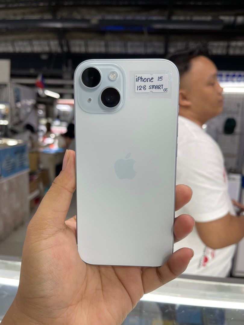 IPHONE 15 (Category: iPhone 15 Series) located in Manila. Submitted by farhanadau39938 (Listing ID 1321060506, Image 1). Description: IPHONE 15 •UNDER WARRANTY •SMART LOCK •NTC APPROVED •128GB •ORIGINAL •NO ISSUE •LEGIT •NO REPAIR HISTORY •GOOD AS NEW •99SMOOTH •NO REFURBISHED •FREE TREUTOOLS •UNLIRESET INCLUSION CASE TEMPERED GLASS CHARGER Follow us on tiktok: www.tiktok.com/@amrongadgethub We deliver right at your doorsteps! •Store Pick-UP •Cas