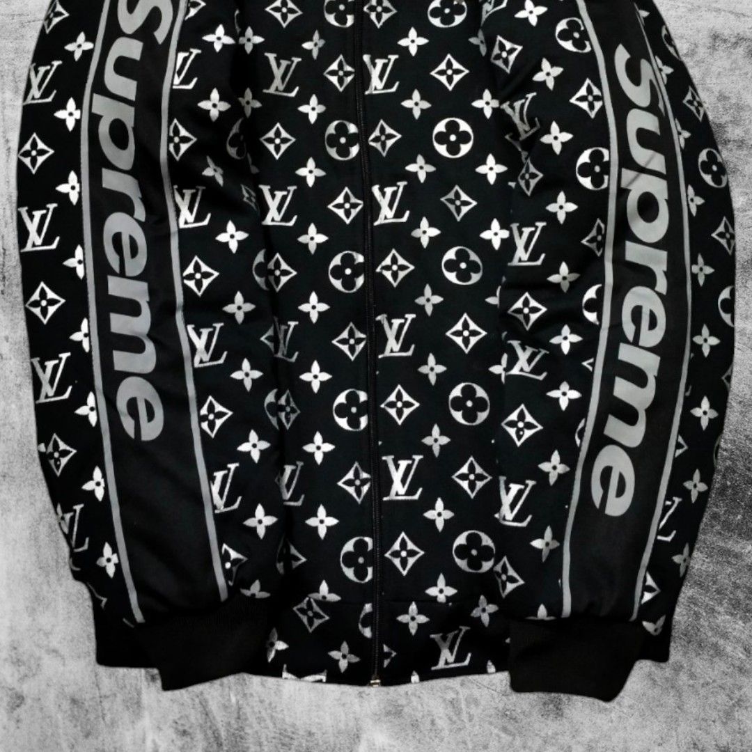 Varsity Jacket Supreme X Louis Vuitton Coat HOT Varsity Jacket