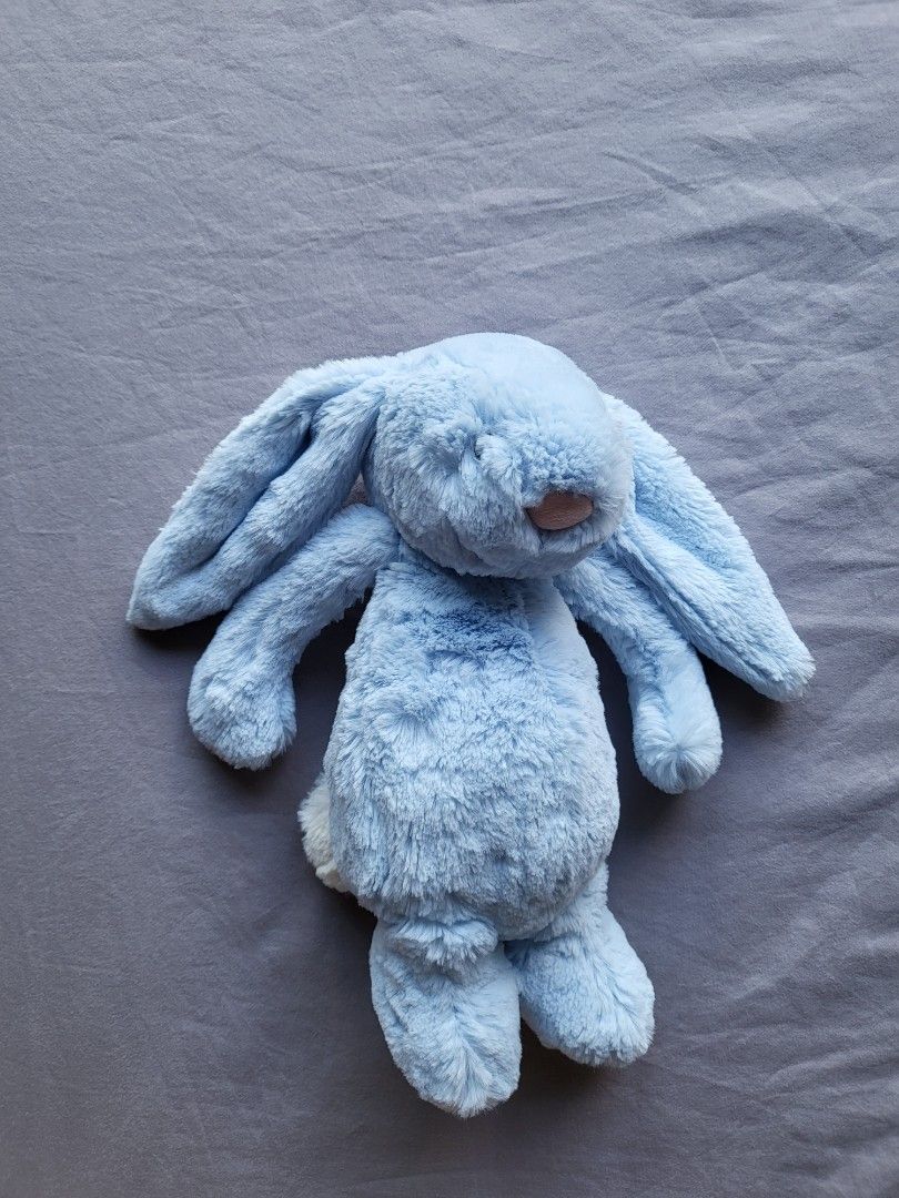 jellycat bashful blue bunny medium Hobbies Toys Toys Games on Carousell