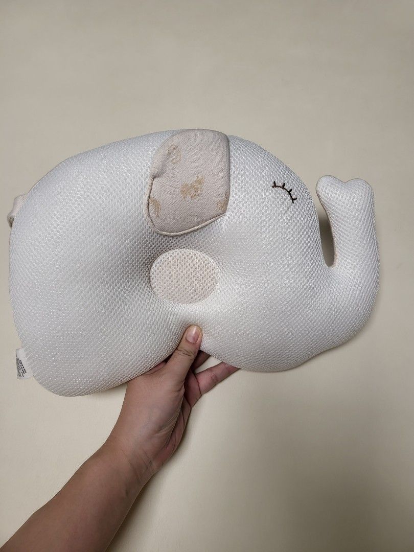 John N Tree Organic Newborn Baby Pillow Elephant