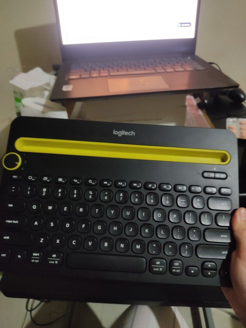 Logitech Multi-Device Bluetooth Keyboard K480 (Category: Computer Keyboard) located in Mabalacat. Submitted by regardlessk (Listing ID 1321061610, Image 3). Description: FOR SALE K480 Bluetooth Multi-Device Keyboard K480 is a comfortable and space-saving multi-device keyboard that brings better typing to your laptop, tablet or phone. With impressive durability and long battery life, this tightly designed is what everyone needs to multi-task and g