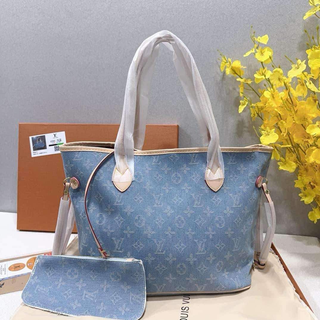 LV Denim Neverfull (Category: Luxury Bags & Wallets) located in Cavite. Submitted by kamynshop23 (Listing ID 1320978170, Image 1). Description: .