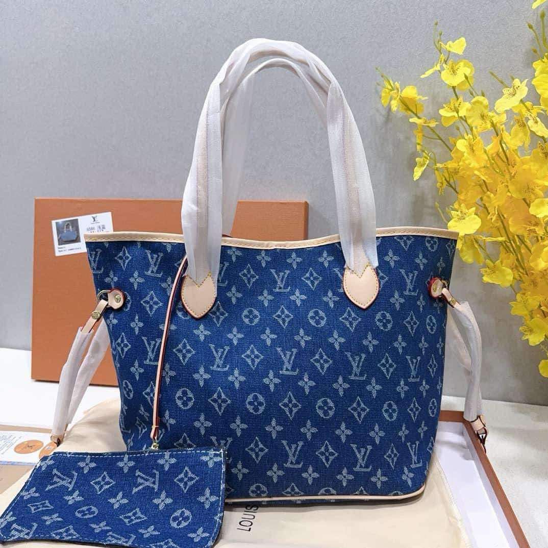 LV Denim Neverfull (Category: Luxury Bags & Wallets) located in Cavite. Submitted by kamynshop23 (Listing ID 1320978170, Image 2). Description: .