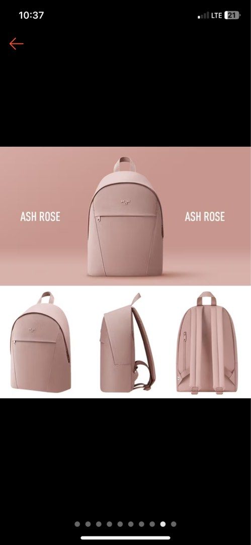 MAH Vital 600D Backpack (Ash Rose) (Category: Backpacks) located in Quezon City. Submitted by gutchiebb (Listing ID 1320430130, Image 3). Description: just got it but it doesn’t suit me pala :( got it for almost 1.6k will be buying a diff style.