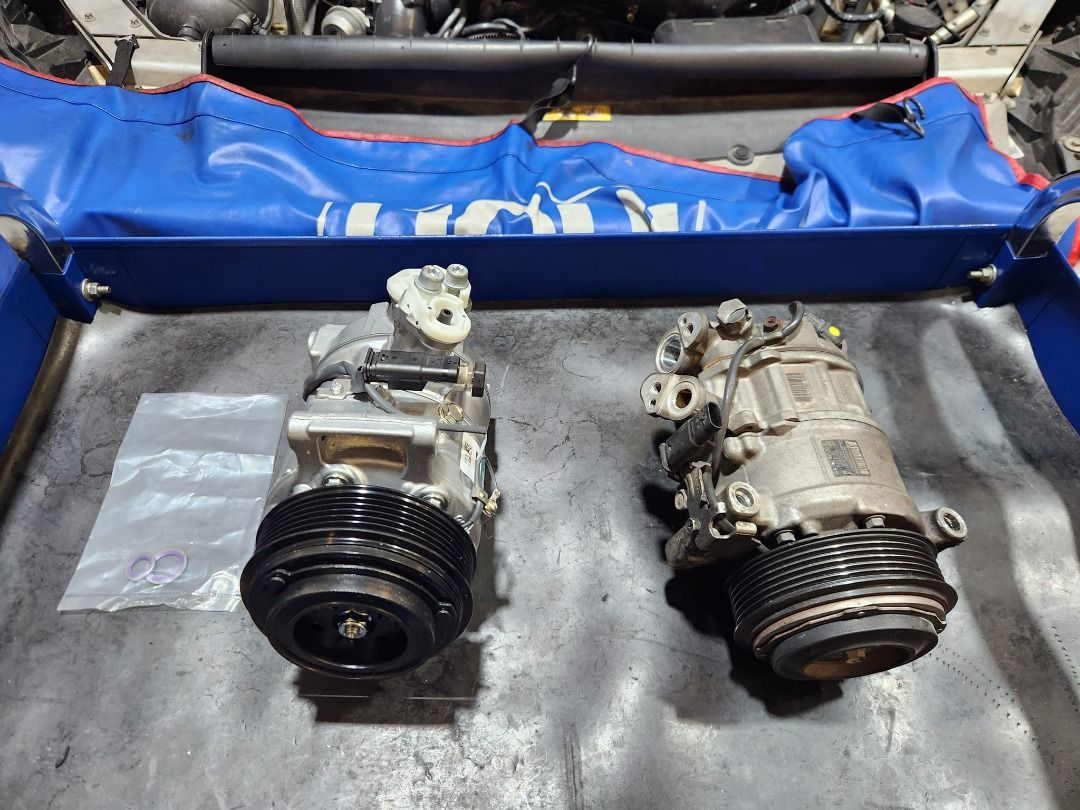 Mercedes GLC250 Coupe Change OEM Air-Con Compressor, Change O-ring ...