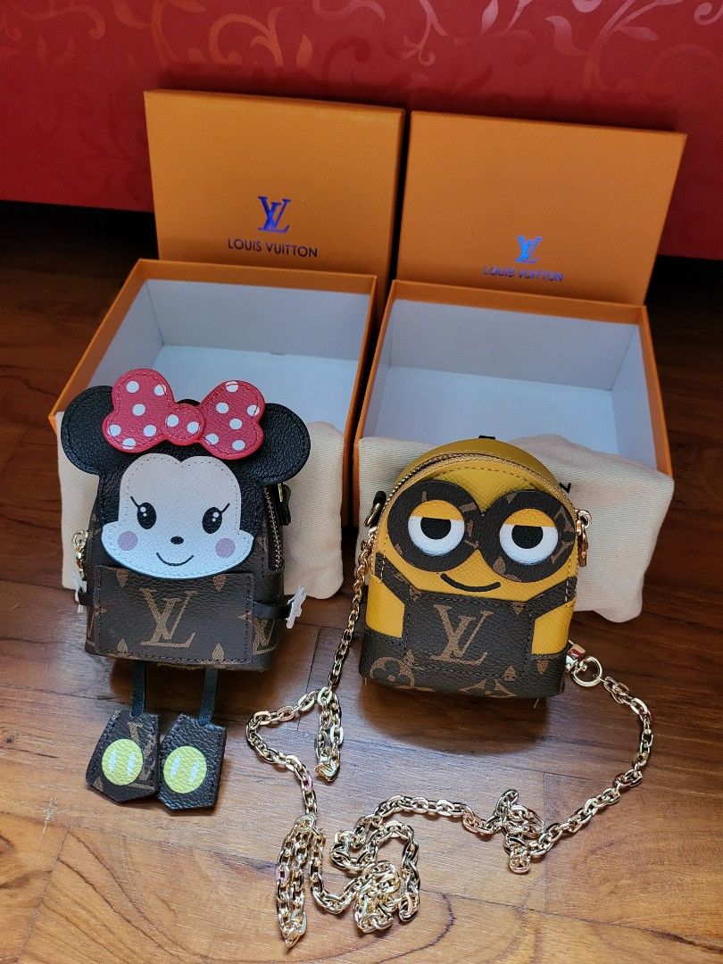 Minnie Mouse n Minion Louis Vuiton sling Luxury Bags Wallets on Carousell