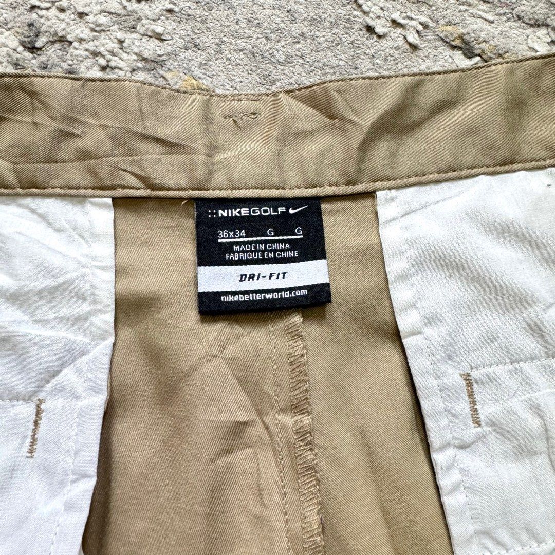 Nike Dri Fit Flat Front Tech Golf Pants Men s Fashion Bottoms Trousers on Carousell