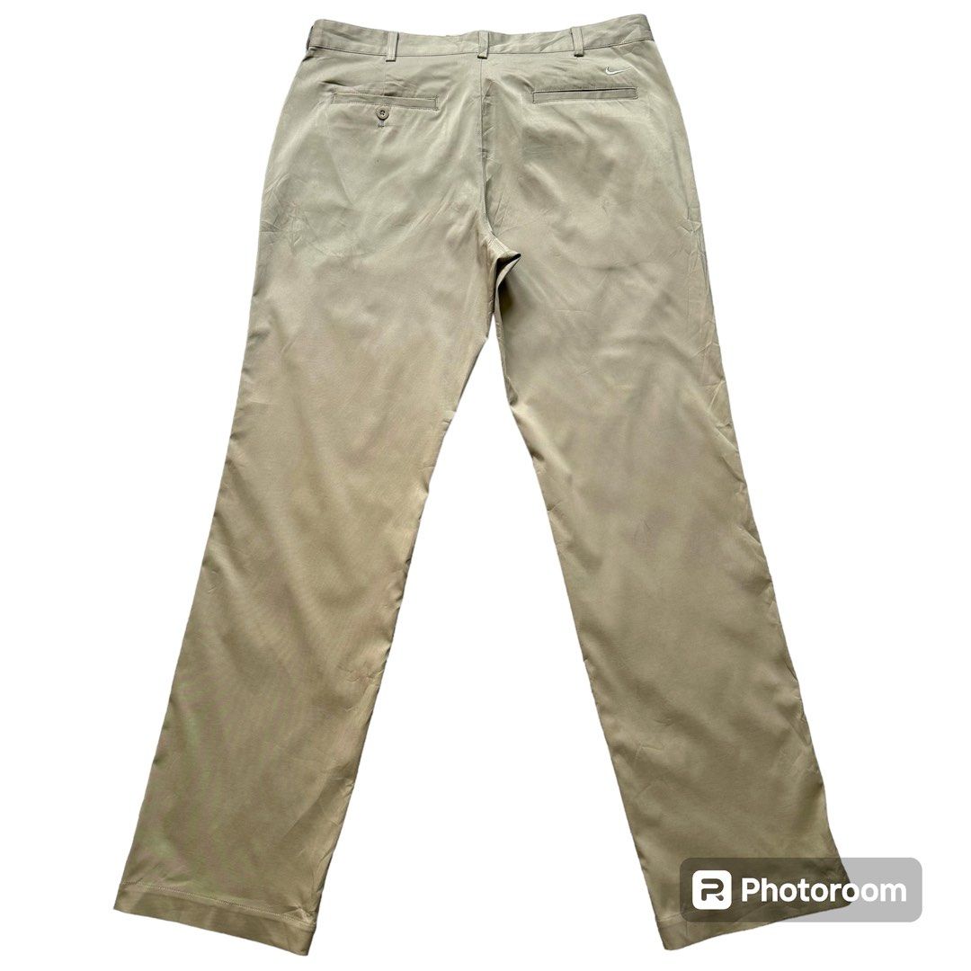 Nike Dri Fit Flat Front Tech Golf Pants Men s Fashion Bottoms Trousers on Carousell