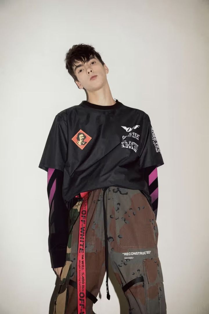 Off White F W 18 Reconstructed Camo Cargo Pants