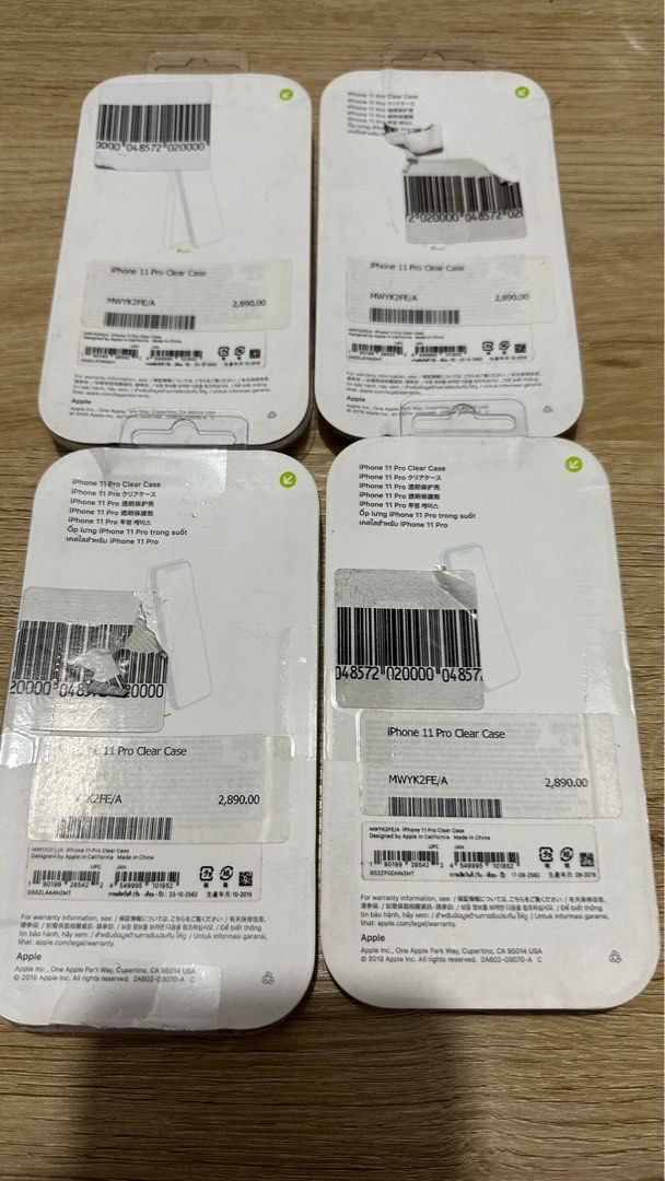 Original Apple iPhone 11 Pro - Clear Case (Category: iPhone 11 Series) located in Cavite. Submitted by caligean023 (Listing ID 1320961957, Image 3). Description: Clear case only. Bago hindi nagamit. Brand New Brand New Brand New .