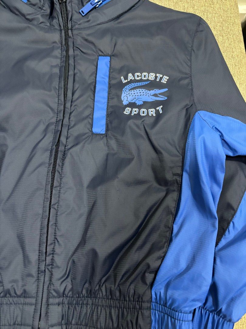 Original Lacoste Kids 2-way Jacket for 2-4 yo (Category: Coats, Jackets and Outerwear) located in Pasay City. Submitted by loved_items211 (Listing ID 1321126558, Image 3). Description: Original Lacoste bought at Rustans Makati. Used only once because my son outgrew it fast. GOOD AS NEW. NO Flaws. The hood can be folded and tucked in the collar. See photos for reference. Kindly check photos for exact measurements..