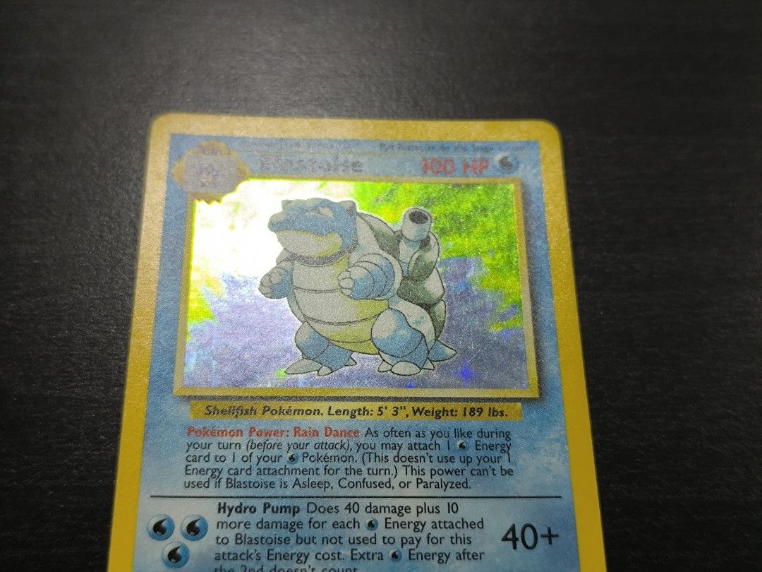 Pokemon Blastoise 2/102 Base Set, Hobbies & Toys, Toys & Games on Carousell