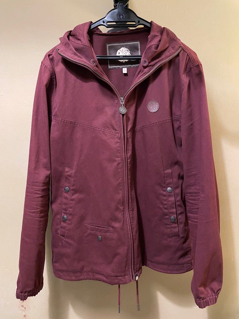 Pretty Green Jacket Parka Maroon