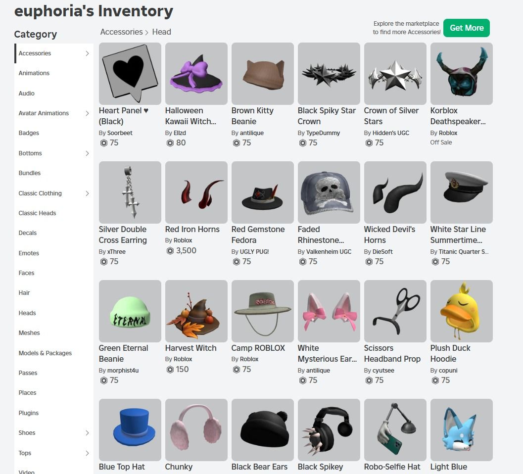 Roblox Korblox account with meanie, red iron horns and rare toy code ...