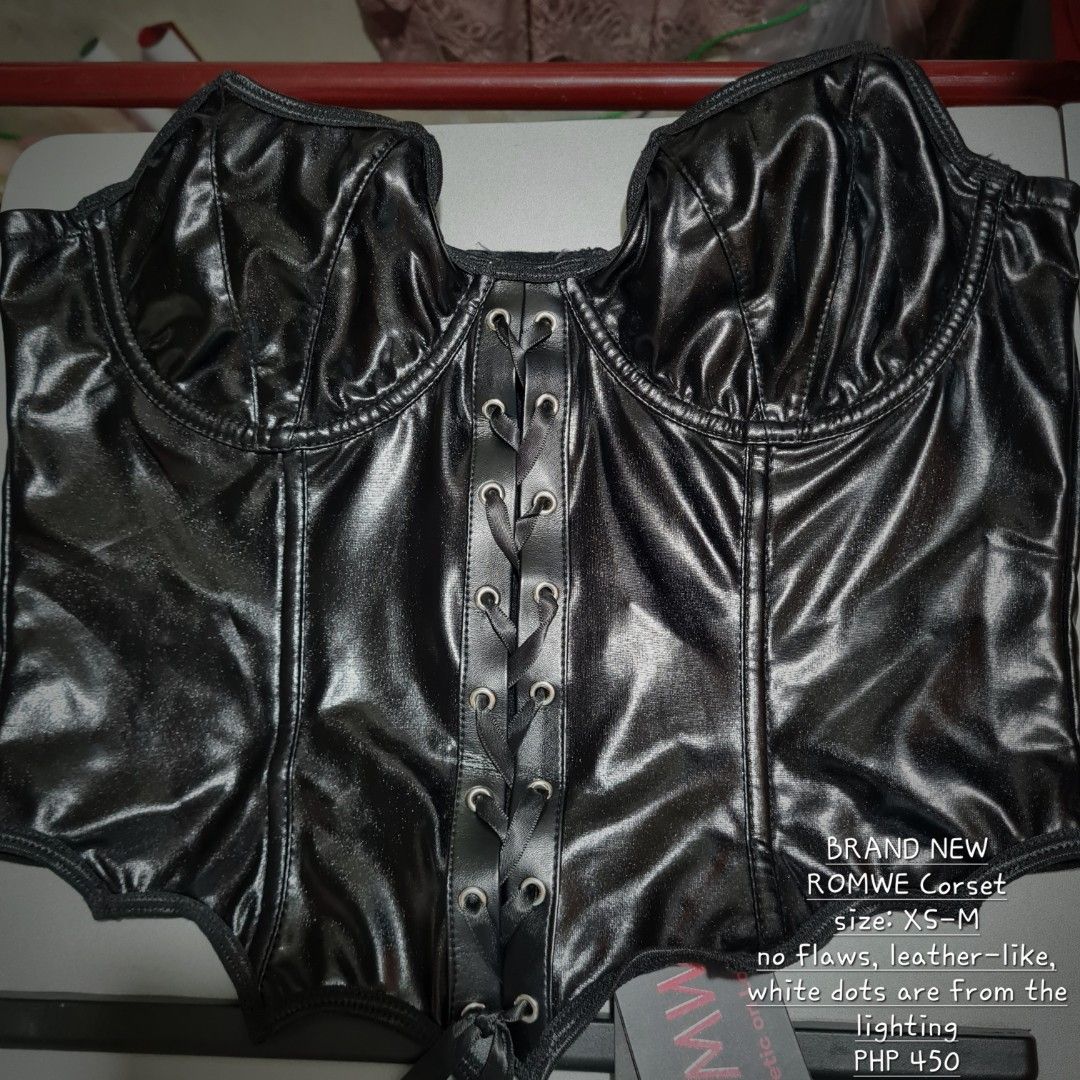 ROMWE Corset Gothic Brand New (Category: Others Tops) located in Manila. Submitted by hbasi (Listing ID 1320999193, Image 1). Description: mop: gcash, bdo mod: lalamove, grab, jnt.