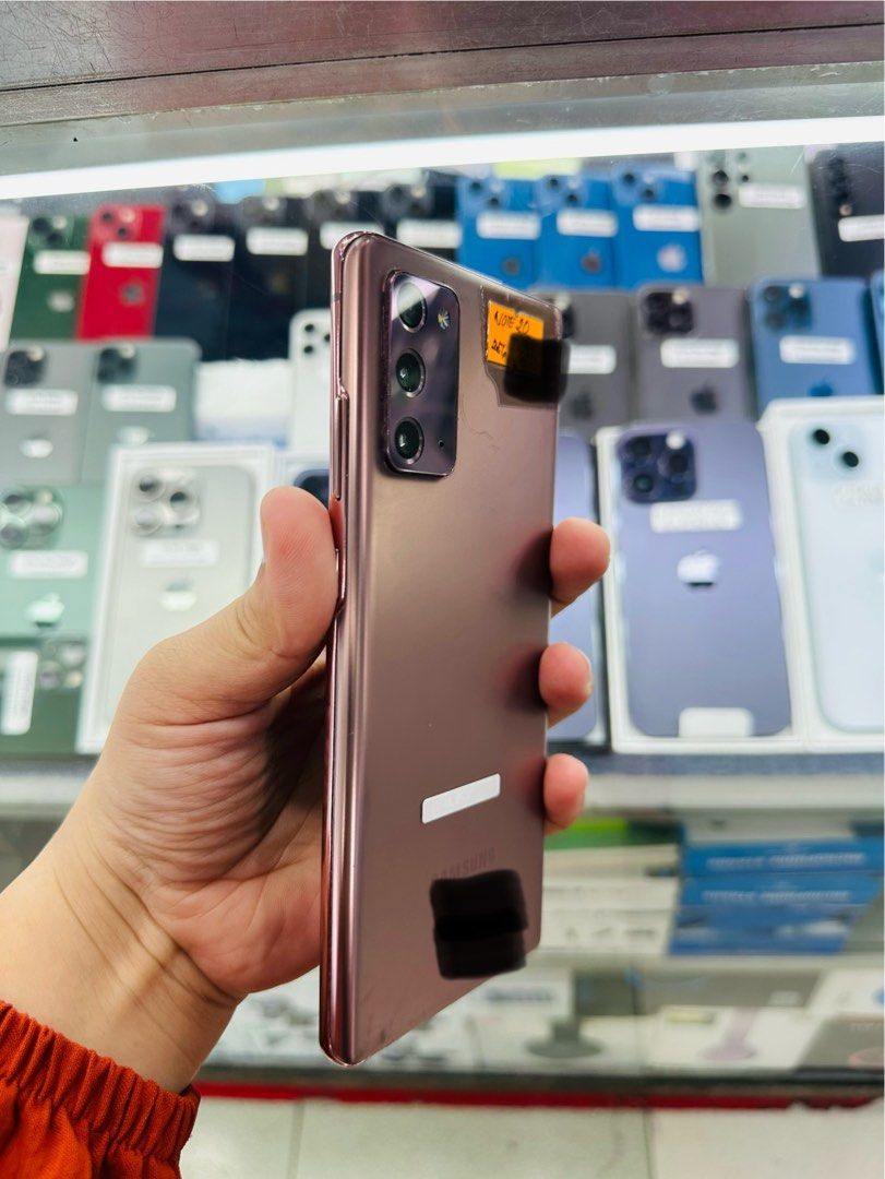 Samsung Note 20 5G 256gb Dualsim FU (Category: Samsung) located in San Juan City. Submitted by javedsgadgetshop (Listing ID 1321048800, Image 3). Description: OPEN FOR INSTALLMENT VIA CREDIT CARD/GGIVES/SPAY/BILLEASE & SWAP/TRADE-IN! WE BUY AND SELL ( ANYKINDS OF UNIT BINIBILI PO NAMIN)! PTPA : Padelete po f bawal Quick Specs : Samsung Note 20 5G •256gb •NTC Variant •Good batt health •Factory Unlock •95% Smoothness •No hidden issue | No Repaired 