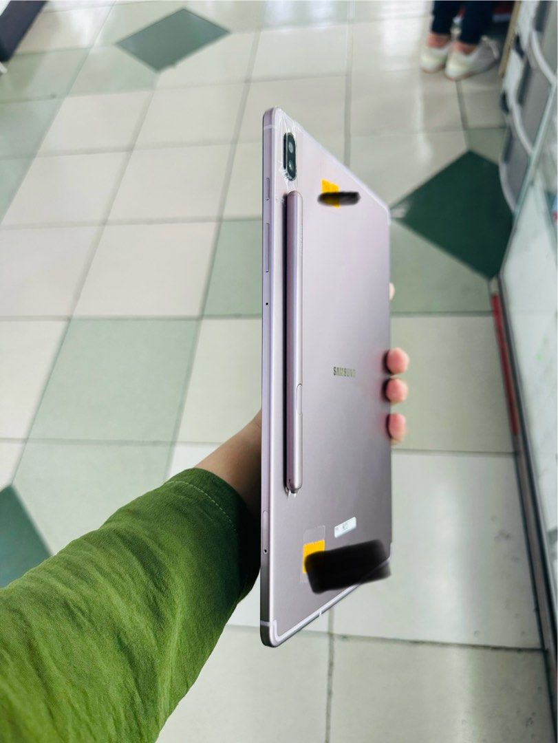 Samsung Tab S6 128gb LTE W/ Spen (Category: Android) located in San Juan City. Submitted by javedsgadgetshop (Listing ID 1321042037, Image 3). Description: OPEN FOR INSTALLMENT VIA CREDIT CARD/GGIVES/SPAY/BILLEASE & SWAP/TRADE-IN! WE BUY AND SELL ( ANYKINDS OF UNIT BINIBILI PO NAMIN)! PTPA : Padelete po f bawal Quick Specs : Samsung Tab S6 Lite (Spen) •128gb •NTC Variant •Good batt health •Factory Unlock •95% Smoothness •No hidden issue | No Repa