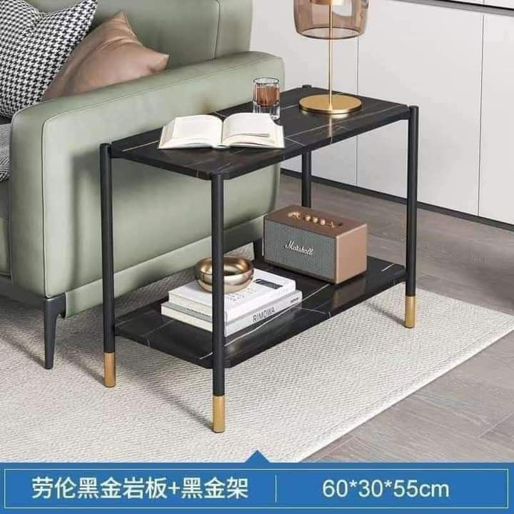 Side Table (Category: Tables & Sets) located in Manila. Submitted by redonlineshop (Listing ID 1320984166, Image 1). Description: Side Table 02 60x30x55cm black marble white marble ₱700 ON HAND BRAND NEW Mode of Payment: Gcash,COD Same day delivery + Delivery Fee.