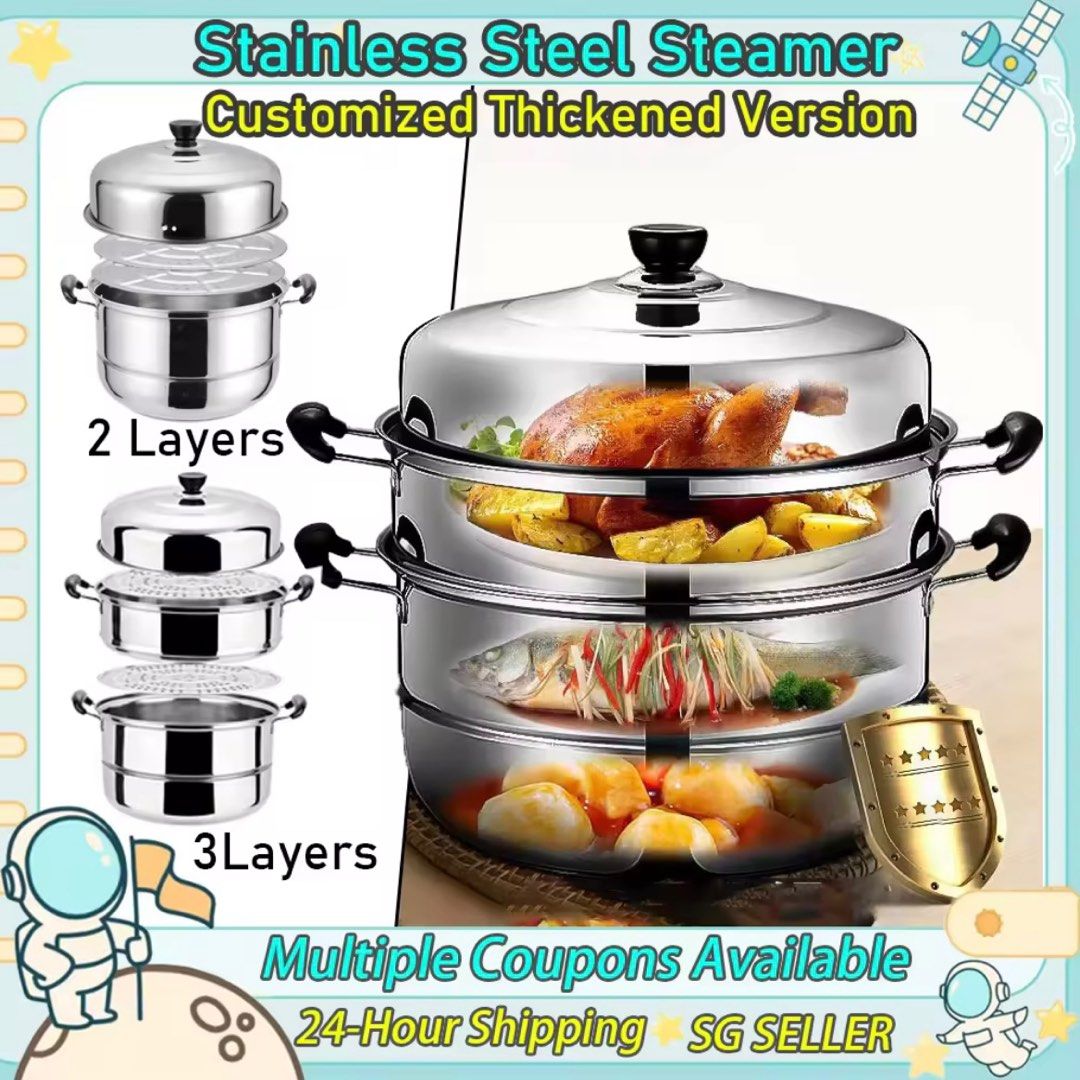 Steam pot stainless steel 2025