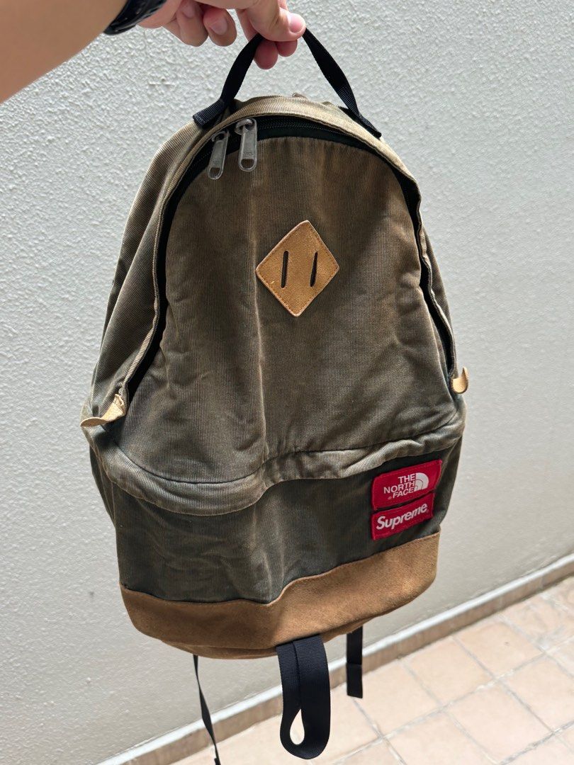 Supreme tnf corduroy backpack 2025