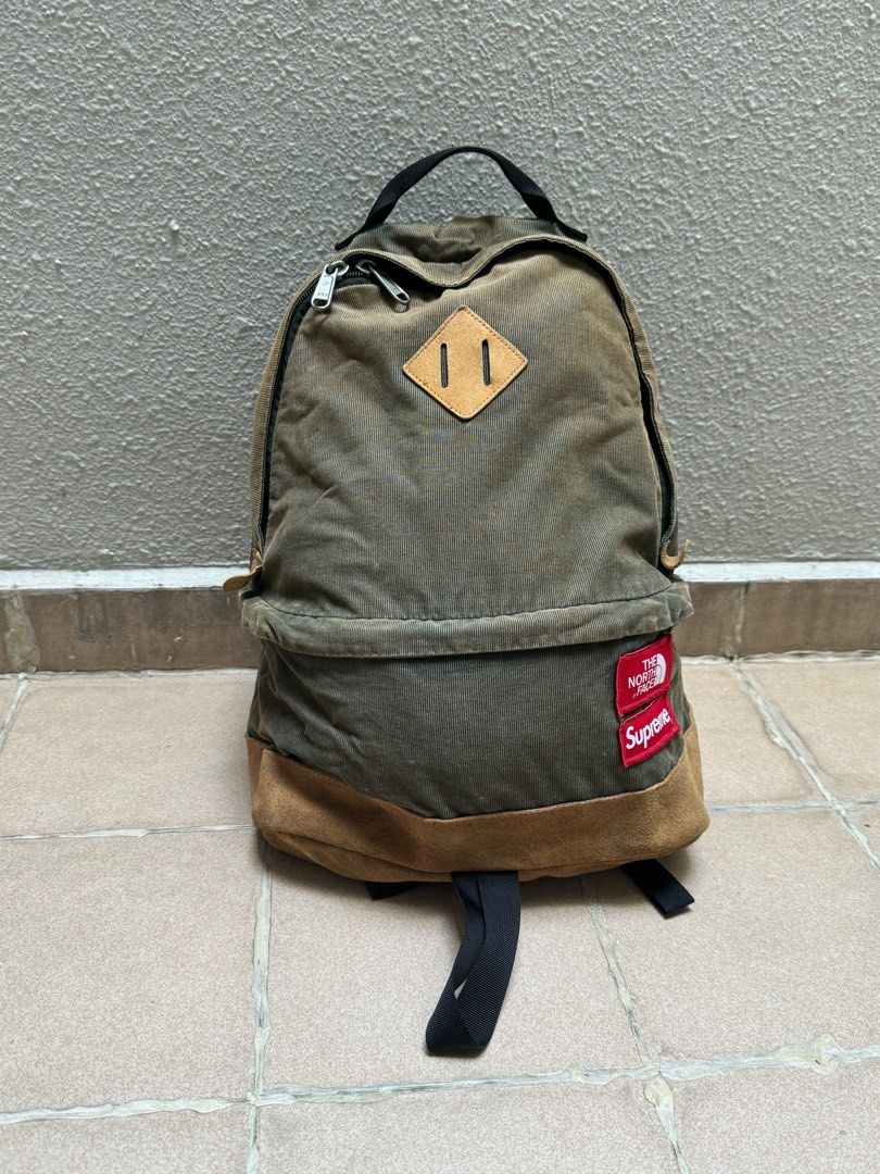 Supreme tnf corduroy backpack hot sale