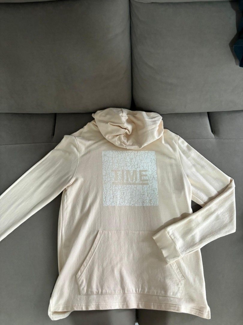 Topman Beige Hoodie Men s Fashion Tops Sets Hoodies on Carousell