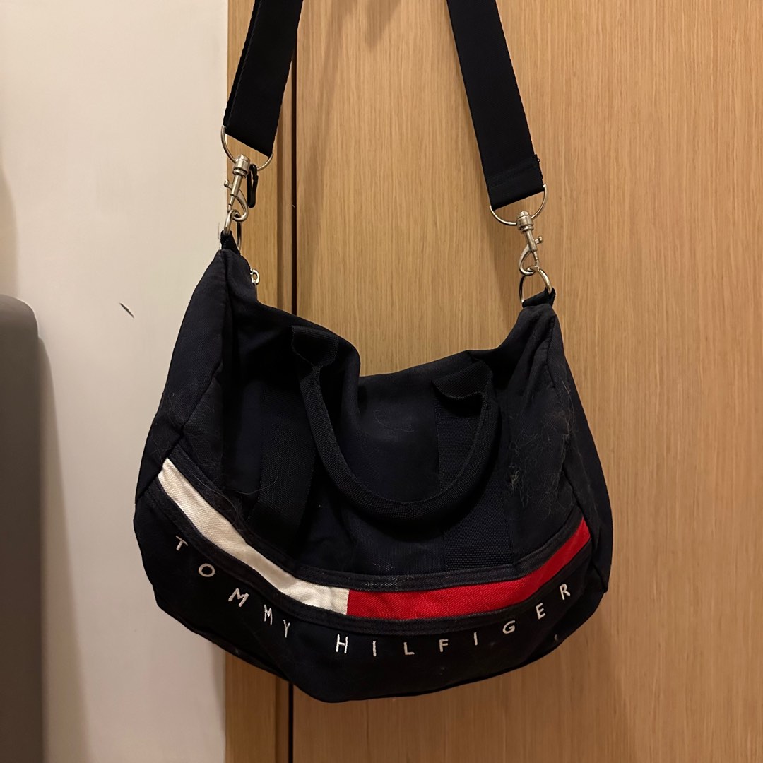 Tommy hilfiger gym bag crossbody bag totebag Carousell