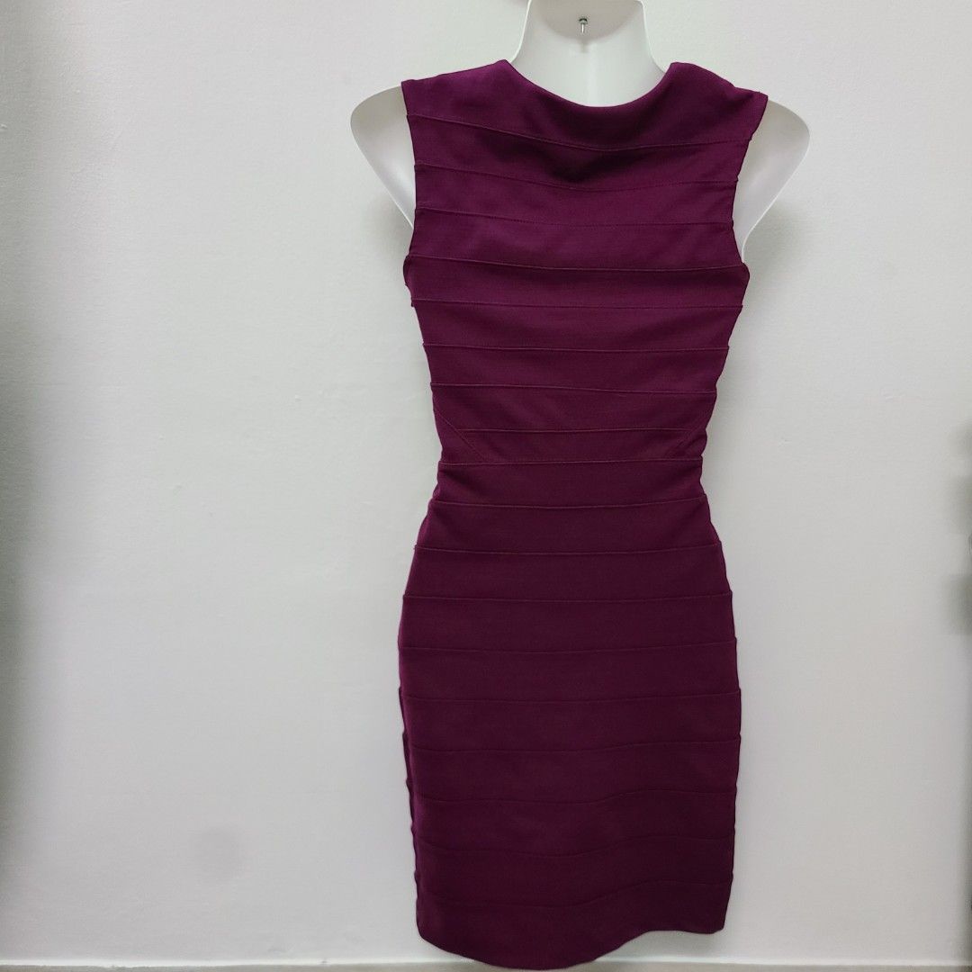 strapless open back dress Purple Bandage Dress for Women 2021 New Arrival Summer Bodycon Dress G –  Global Fashions GC