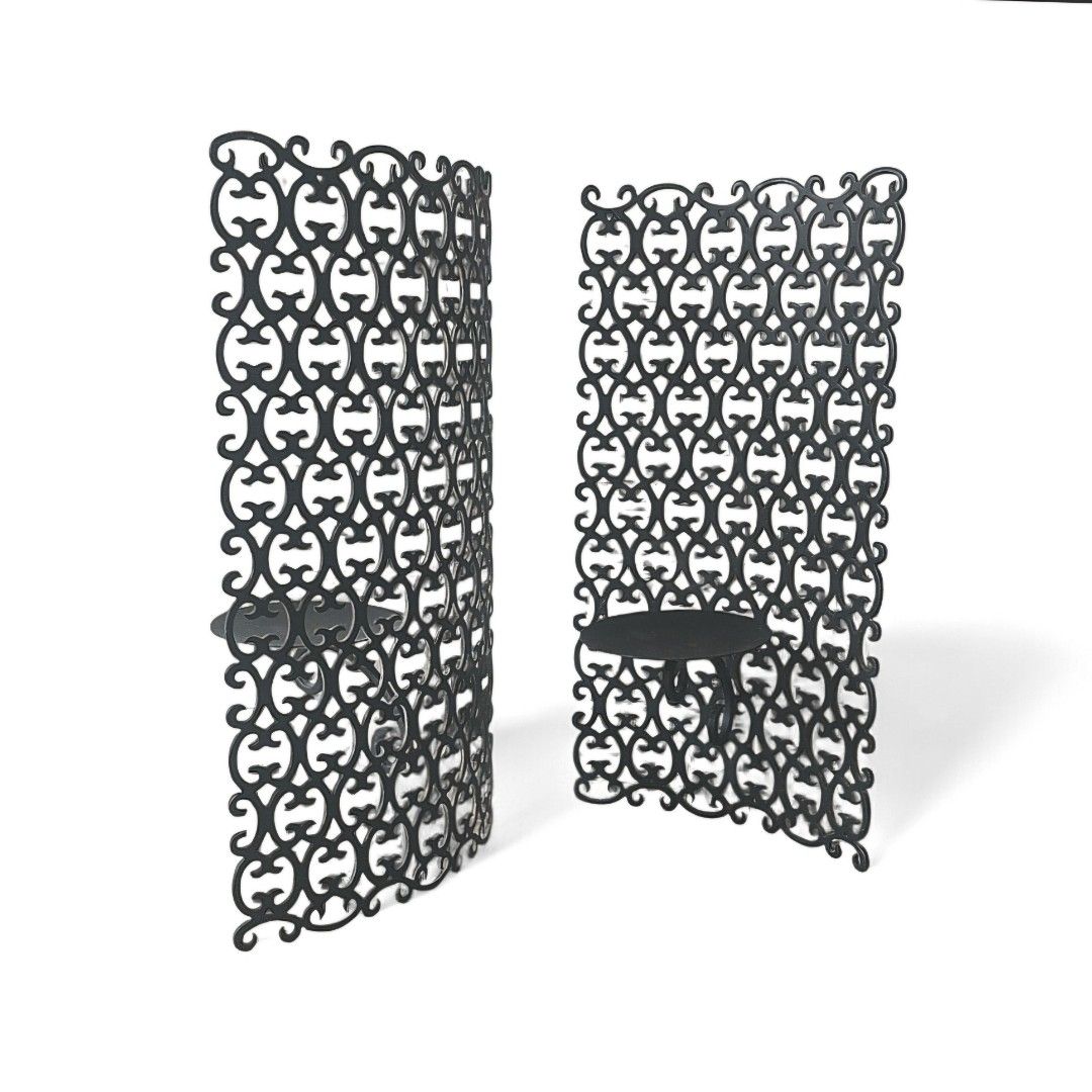 Tuscan iron wall decor (Category: Wall Decor) located in Manila. Submitted by nvodega (Listing ID 1321127482, Image 2). Description: For a set of 2, imagine this wrought iron decor on your wall with all its amazing details. Imagine it during the Christmas season or other season..