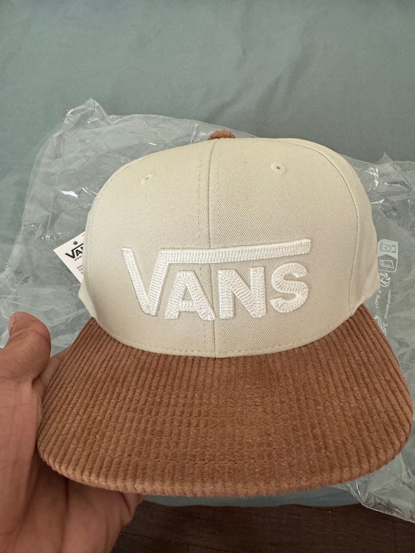 VANS CAP DROP VII SN OATMEAL Men s Fashion Watches Accessories Caps Hats on Carousell