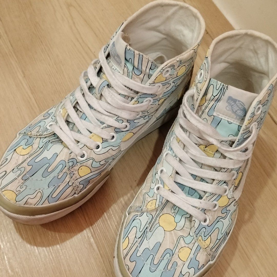 VANS color changing high cut sneakers