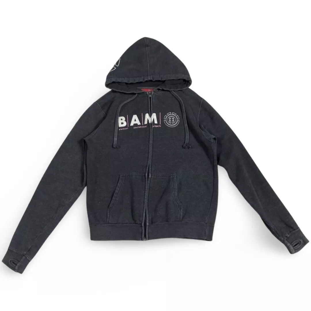 Vintage Y2K Bam Margera x Element Hoodie Jacket Womens Women s Fashion Coats Jackets and Outerwear on Carousell