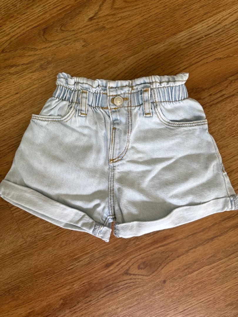 Zara denim shorts 9 12 months