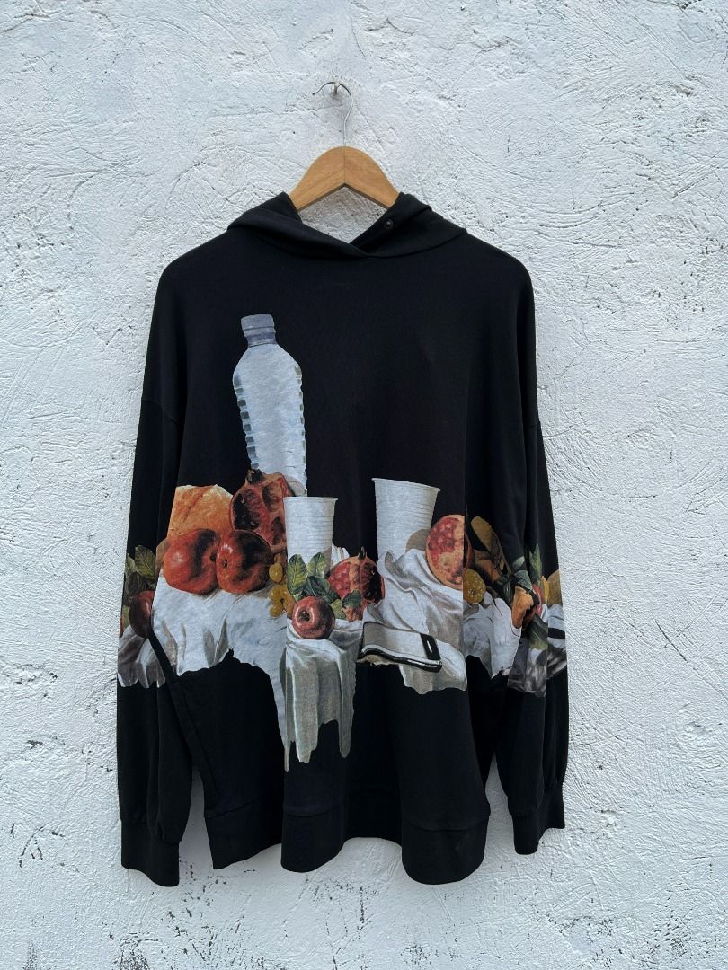 Zara Still Life Painting Hoodie Jacket Women s Fashion Coats Jackets and Outerwear on Carousell