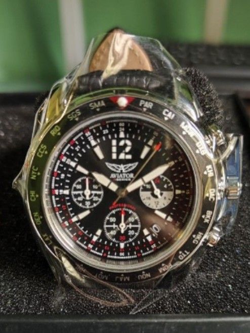 2 yr warranty Aviator F Series GMT Chronograph
