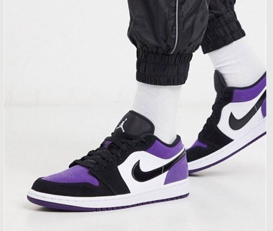 jordan 1 low court purple outfits